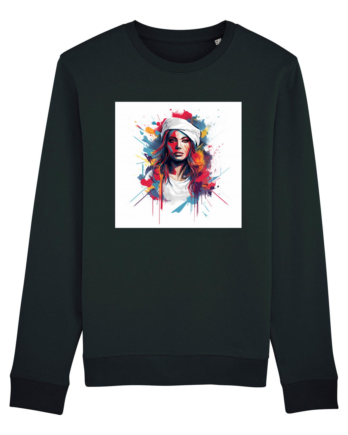 Bluză mânecă lungă Unisex Rise Black
