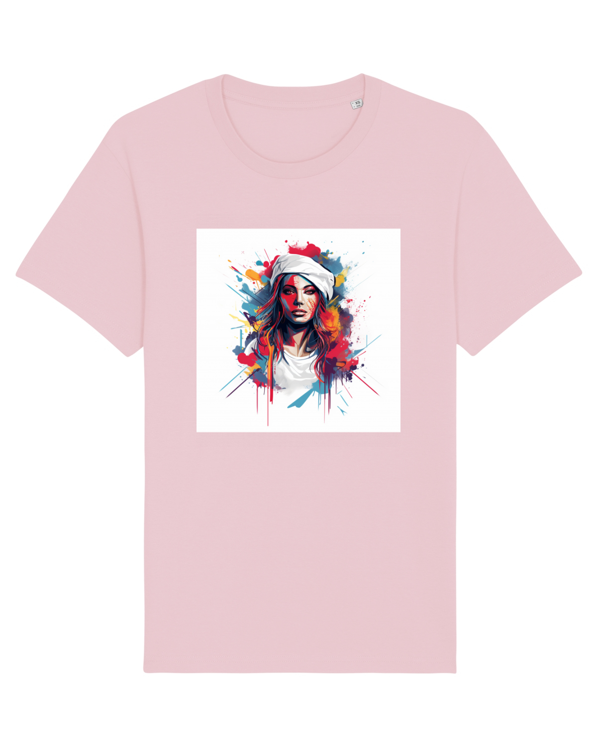 Tricou mânecă scurtă Unisex Rocker Cotton Pink