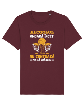 pt iubitorii de bere - Alcoolul omoara incet Burgundy