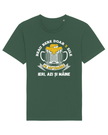 pt iubitorii de bere - Beau bere doar 3 zile pe saptamana Bottle Green