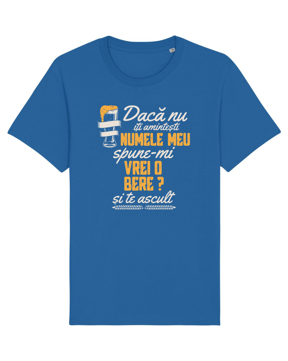 Tricou mânecă scurtă Unisex Rocker Royal Blue