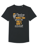 pt iubitorii de bere - Daca nu iti amintesti numele meu Tricou mânecă scurtă guler larg Bărbat Skater