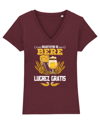 pt iubitorii de bere - Degustator de bere, lucrez gratis Burgundy