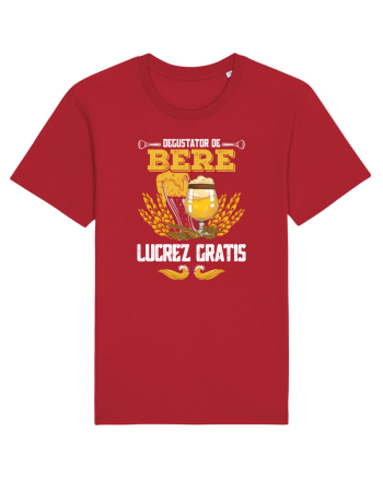 pt iubitorii de bere - Degustator de bere, lucrez gratis Red