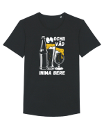 pt iubitorii de bere - Ochii vad, inima bere Tricou mânecă scurtă guler larg Bărbat Skater