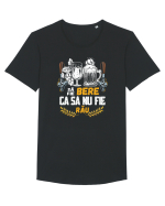 pt iubitorii de bere - Sa fie bere ca sa nu fie rau Tricou mânecă scurtă guler larg Bărbat Skater