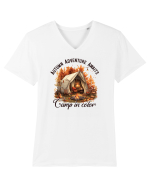 Camp in color Tricou mânecă scurtă guler V Bărbat Presenter