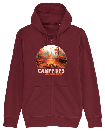 Campfires and cozy nights Burgundy