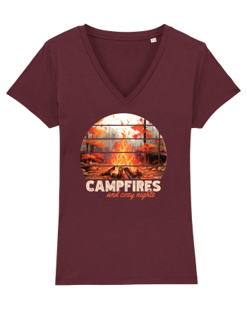 Campfires and cozy nights Burgundy