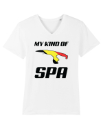 Spa Francorchamps Tricou mânecă scurtă guler V Bărbat Presenter