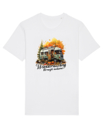 Wanderlusting through autumn Tricou mânecă scurtă Unisex Rocker