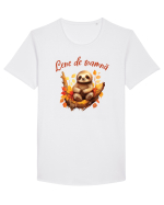 Lene de toamnă Tricou mânecă scurtă guler larg Bărbat Skater