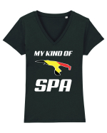 Spa Francorchamps Tricou mânecă scurtă guler V Damă Evoker