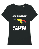 Spa Francorchamps Tricou mânecă scurtă guler larg fitted Damă Expresser