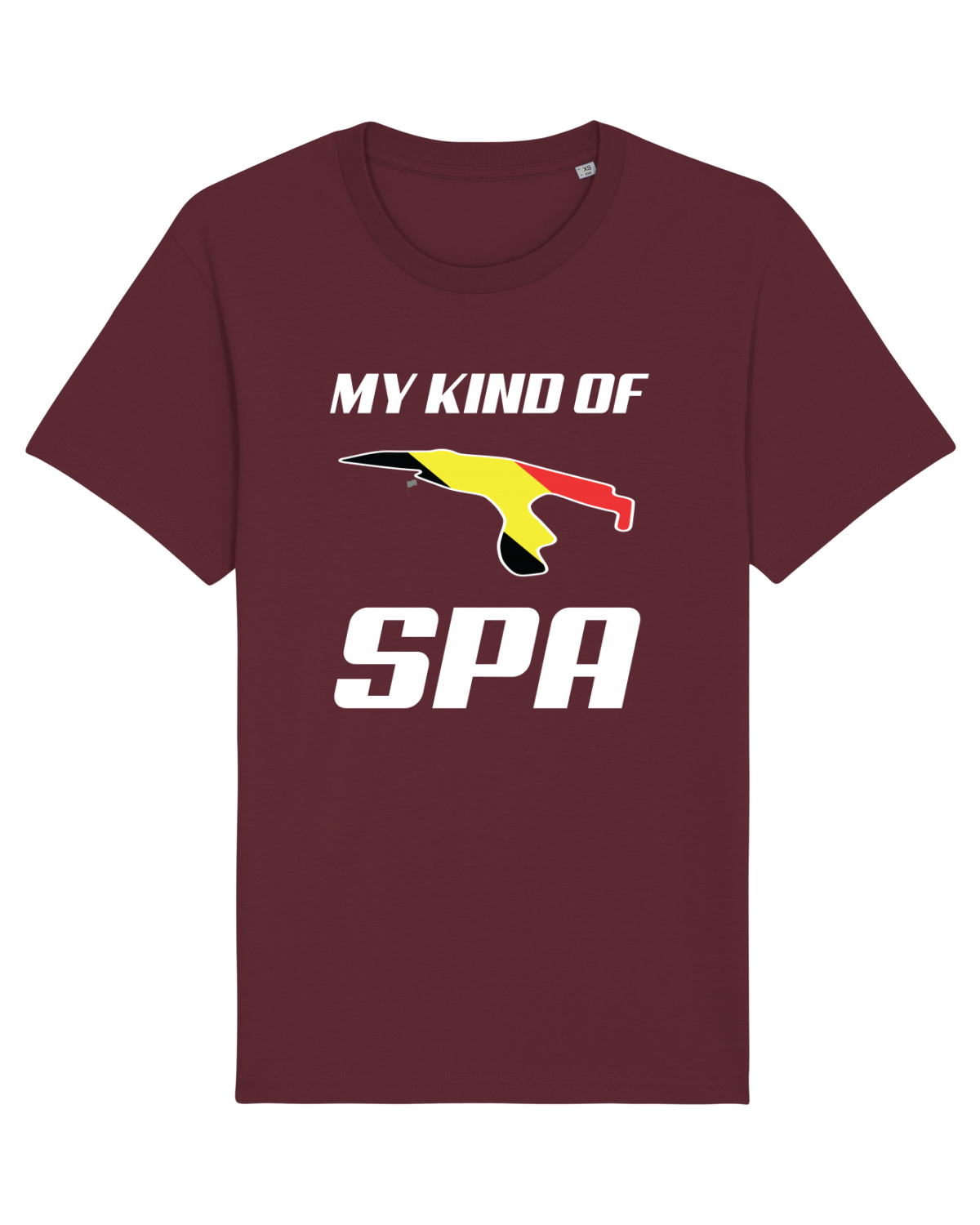 Tricou mânecă scurtă Unisex Rocker Burgundy