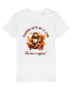 Toamna asta mi-e lene Tricou mânecă scurtă  Copii Mini Creator