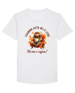 Toamna asta mi-e lene Tricou mânecă scurtă guler larg Bărbat Skater