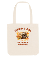 Unde-s doi și lenea crește Sacoșă textilă
