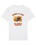 Unde-s doi și lenea crește Tricou mânecă scurtă Unisex Rocker