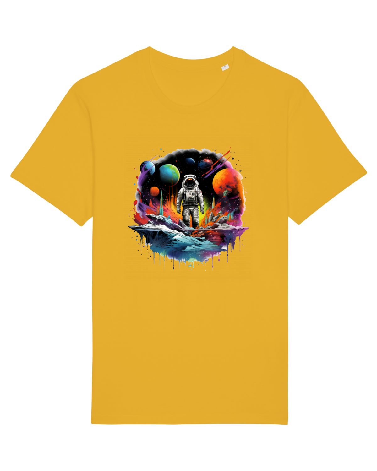 Tricou mânecă scurtă Unisex Rocker Spectra Yellow
