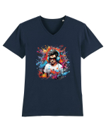 Life is music Tricou mânecă scurtă guler V Bărbat Presenter