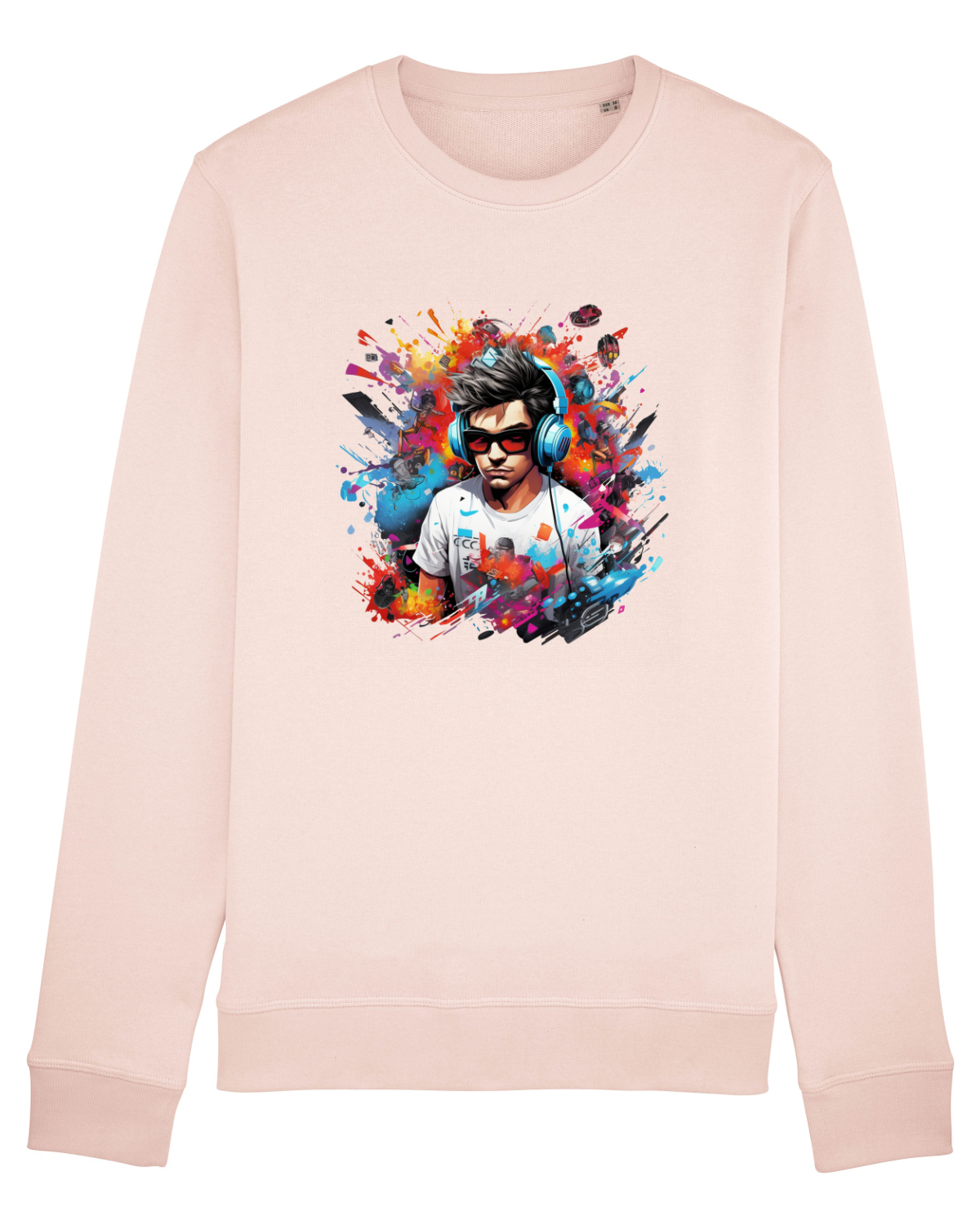 Bluză mânecă lungă Unisex Rise Candy Pink