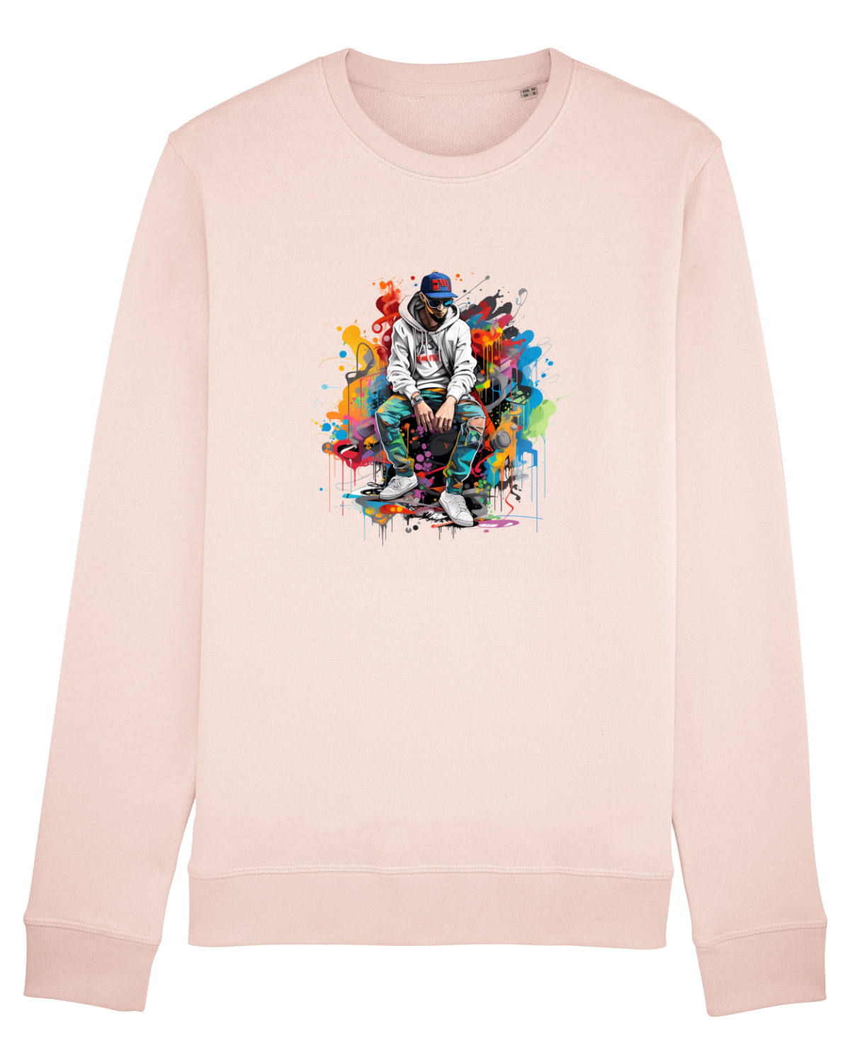 Bluză mânecă lungă Unisex Rise Candy Pink