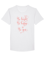 Fii tu Tricou mânecă scurtă guler larg Bărbat Skater