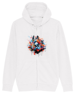 Urban Life Hanorac cu fermoar Unisex Connector
