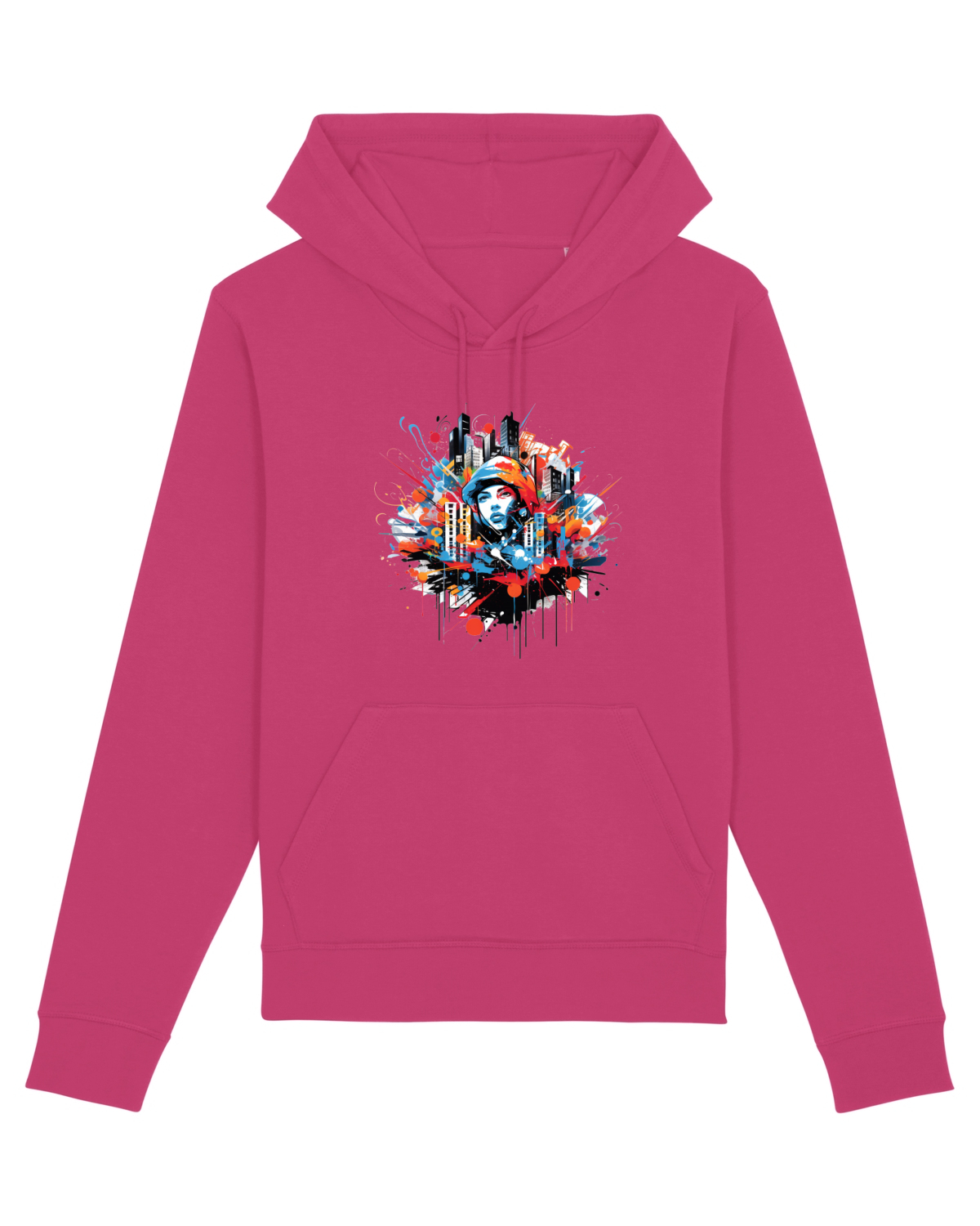 Hanorac Unisex Drummer Raspberry