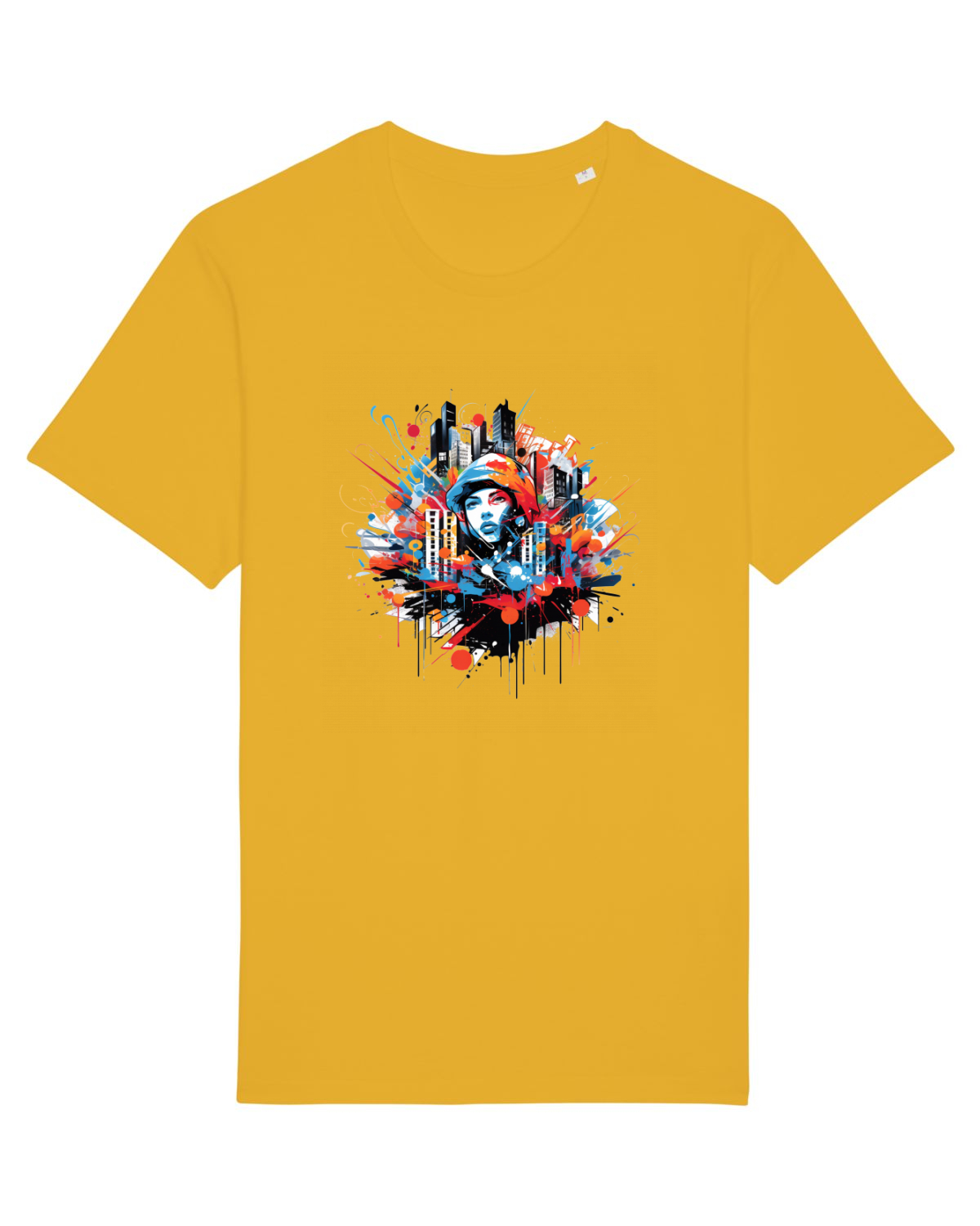 Tricou mânecă scurtă Unisex Rocker Spectra Yellow