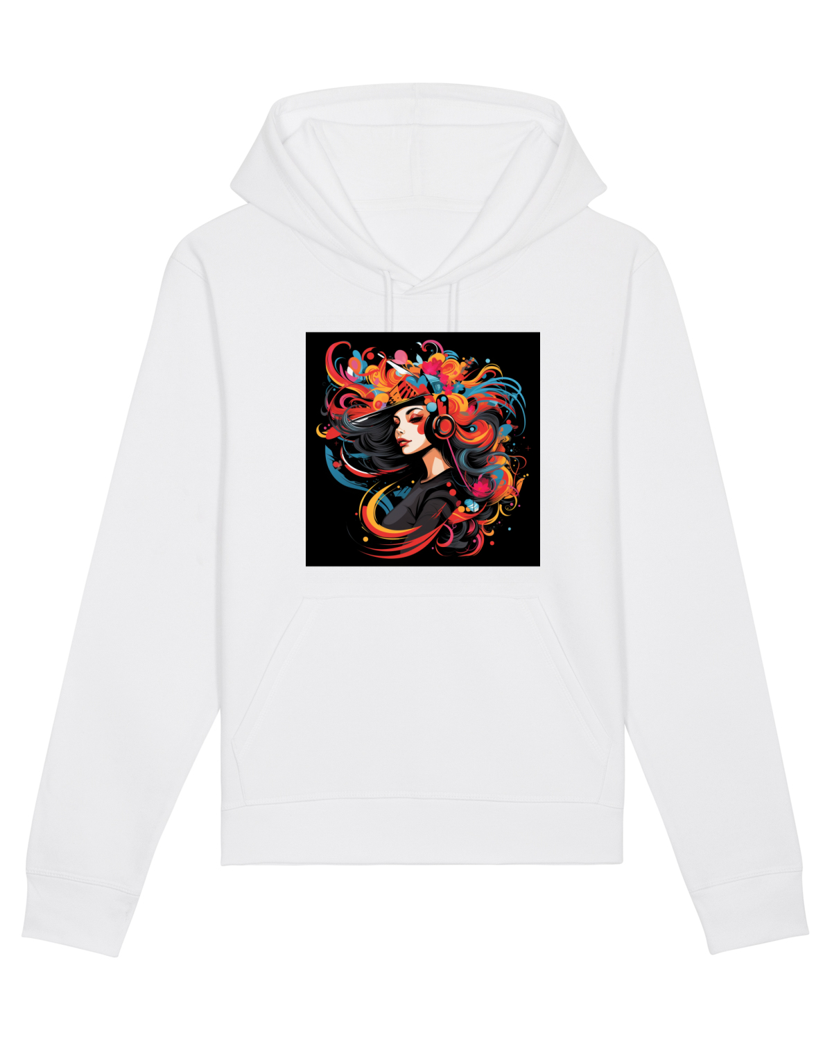Hanorac Unisex Drummer White