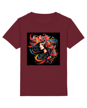 Punk Girl Burgundy