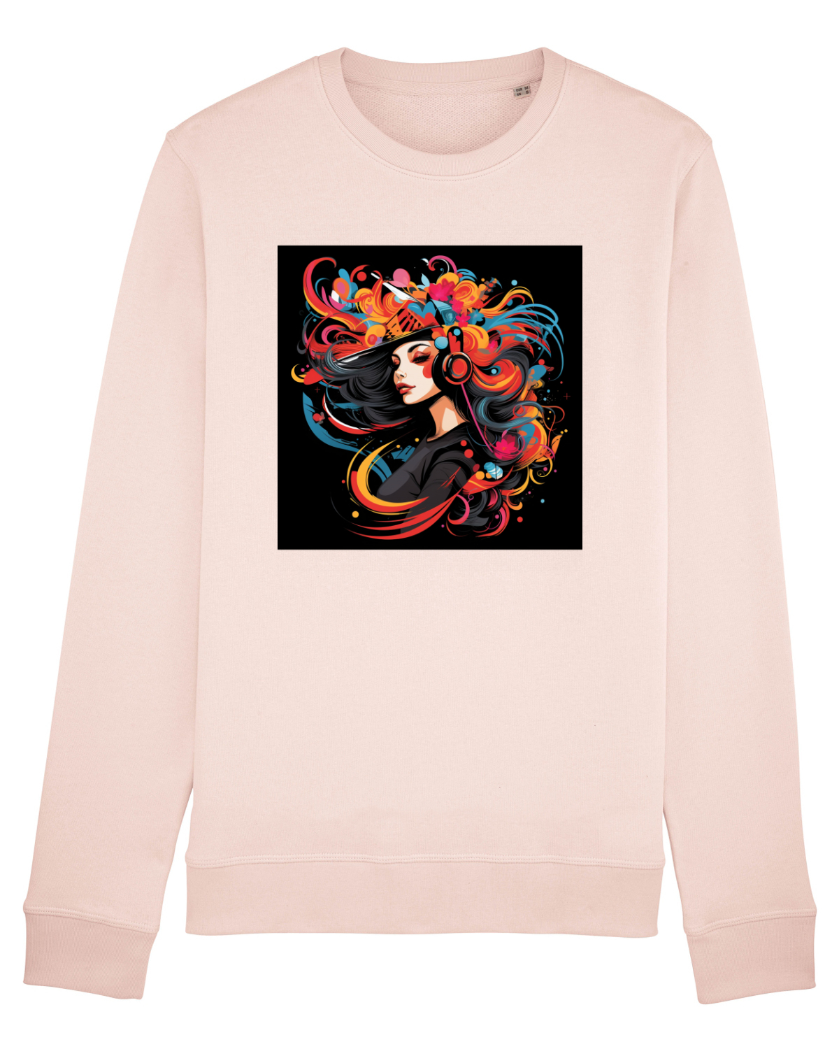 Bluză mânecă lungă Unisex Rise Candy Pink