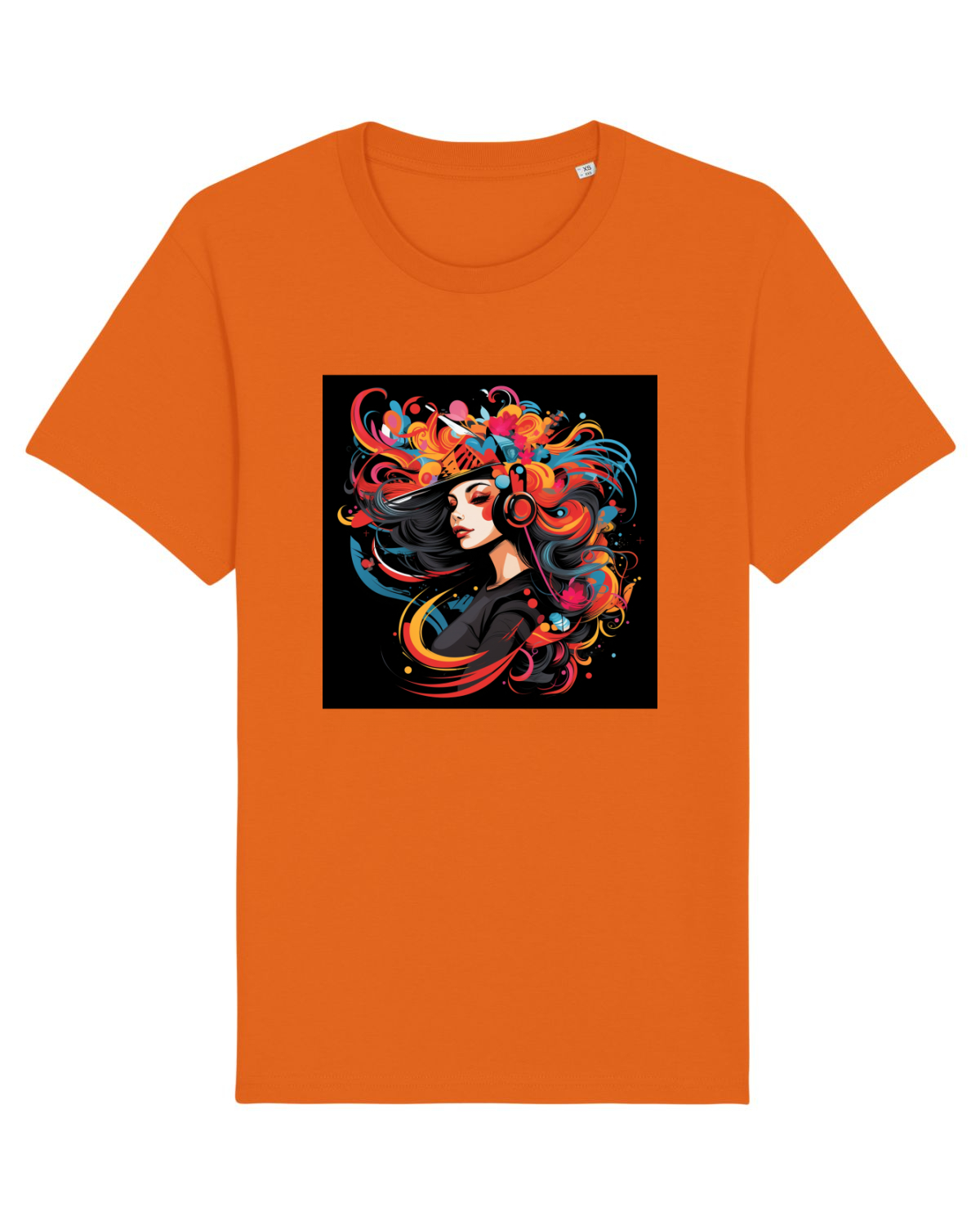 Tricou mânecă scurtă Unisex Rocker Bright Orange