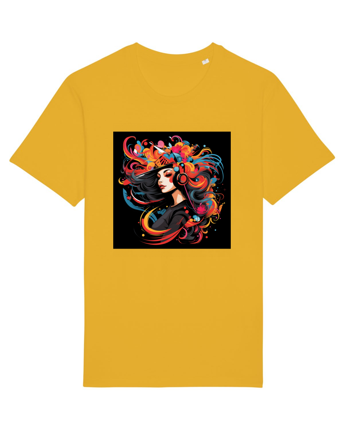 Tricou mânecă scurtă Unisex Rocker Spectra Yellow