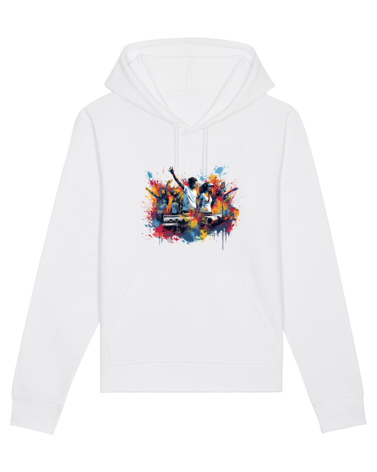 Hanorac Unisex Drummer White