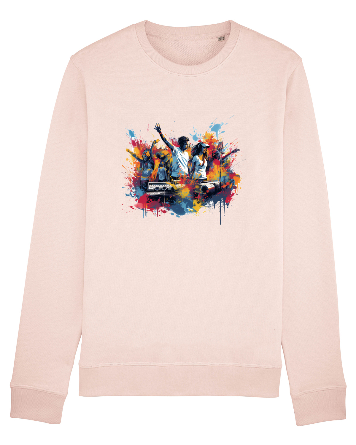 Bluză mânecă lungă Unisex Rise Candy Pink