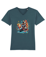 City streets Tricou mânecă scurtă guler V Bărbat Presenter