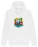 Wild life 1 Hanorac cu fermoar Unisex Connector