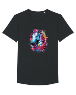 Cal magic Tricou mânecă scurtă guler larg Bărbat Skater