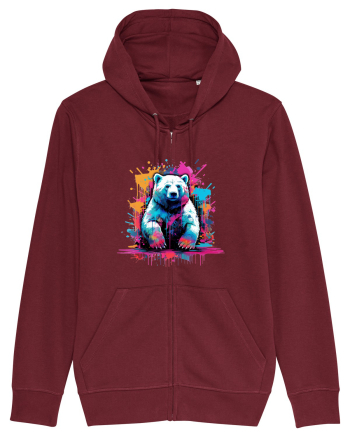 Polar Bear Burgundy