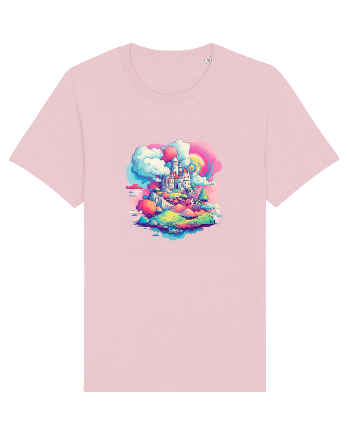 Tricou mânecă scurtă Unisex Rocker Cotton Pink