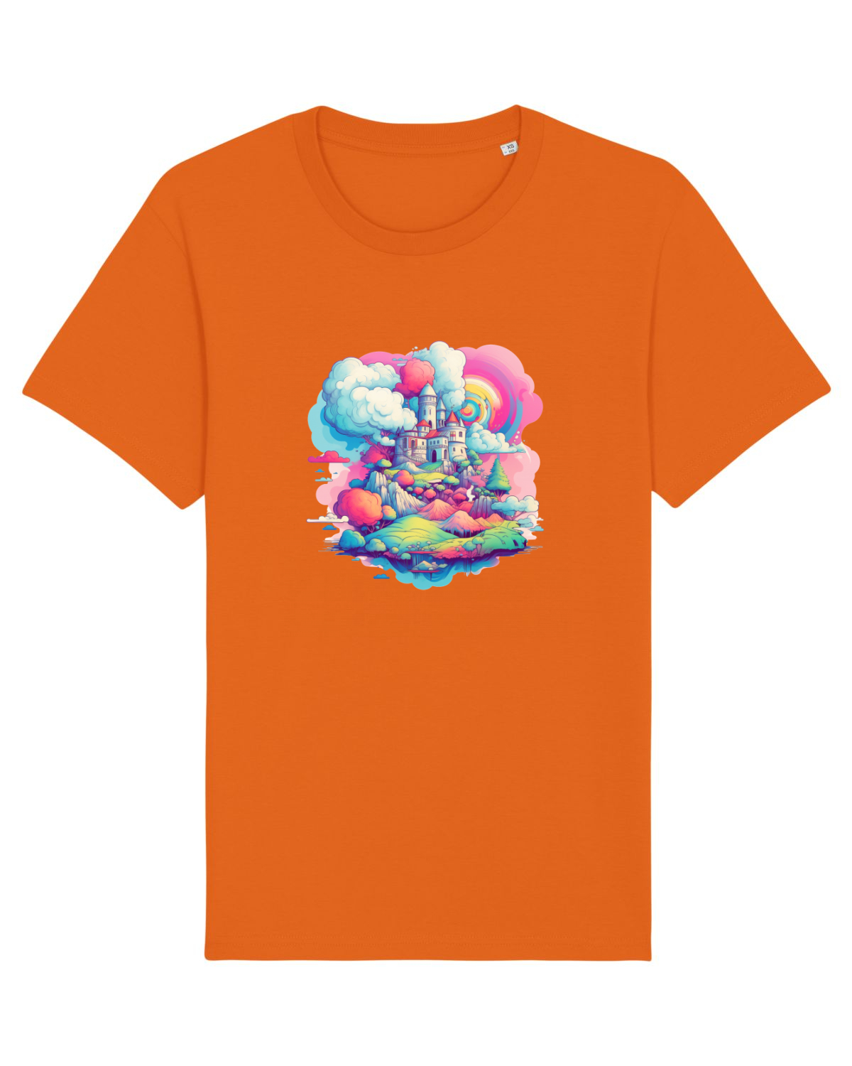 Tricou mânecă scurtă Unisex Rocker Bright Orange