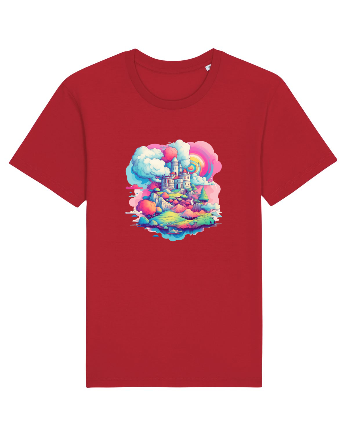 Tricou mânecă scurtă Unisex Rocker Red