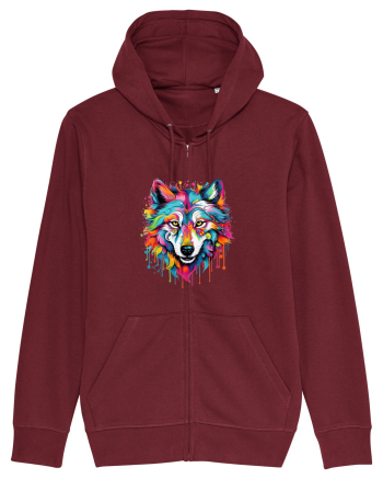 Dream Wolf Burgundy