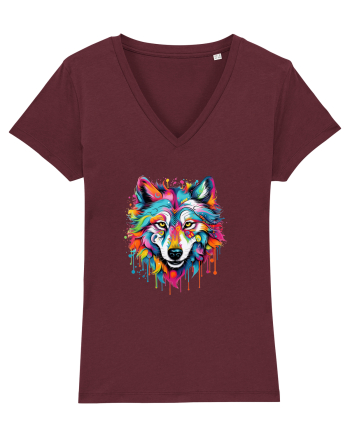 Dream Wolf Burgundy