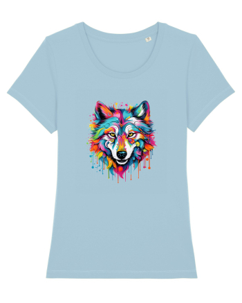 Dream Wolf Sky Blue