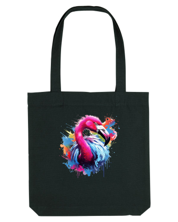 Flamingo splash Black