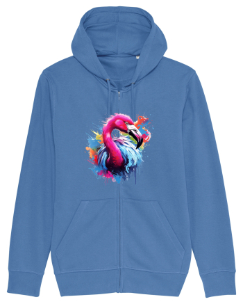 Flamingo splash Bright Blue